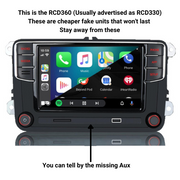 RCD330 - Apple Carplay - Android Auto - 6.5" - Genuine RCD330