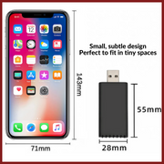2 in 1 Wireless CarPlay + Android Auto USB Adapter